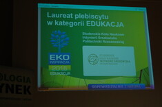 Studenci PRz laureatami plebiscytu „Eko-Inspiracja 2016”