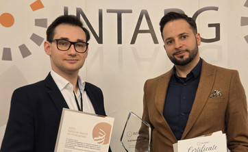 Od lewej: dr. n. med. P. Zapolnik, mgr inż. M. Polar