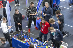 Stoisko Politechniki Rzeszowskiej na targach Edu Salon,